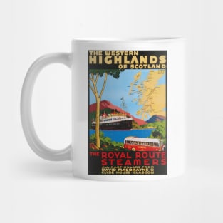 Vintage Travel - Scotland Highlands Mug